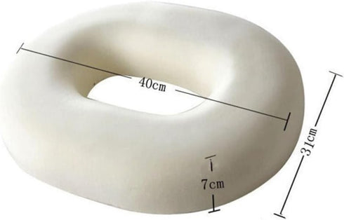 Tailbone Donut Seat for Hemorrhoids Bed Sore Pillow Seat Pad Black Mesh Comfortable for Day