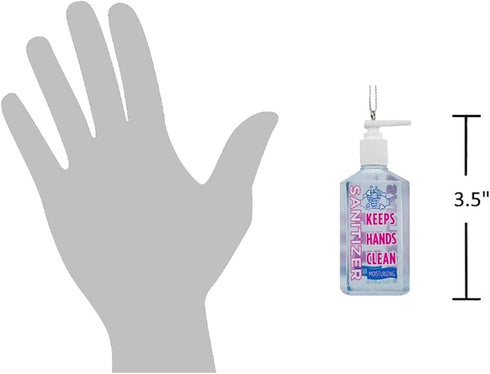 Kurt Adler Set 3 Hand Sanitizer and Toilet Paper Ornament