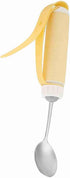Oumefar Easy Grip Eating Aids Spoon, Disabled Utensil Stainless Steel Fork Arthritis Elder Aid Tablewares Flexible