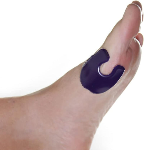Y1036 4 Pack Dr. Jill's Foot Pads Latex Free Gel U-Shaped Callus Pads