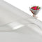 20 Pcs Waterproof Flower Wrapping Paper, Silver Border 23x23 Inch for Valentine's Day, DIY Crafts, Gift Packaging