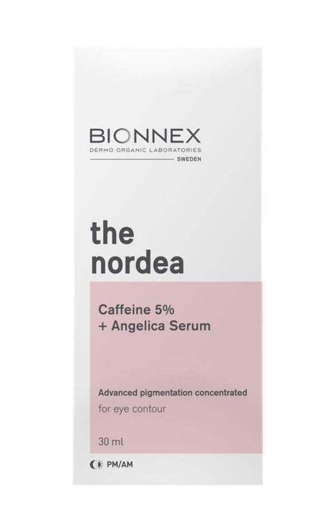 The nordea 5% Caffeine Serum Angelica - Anti-Aging Eye Serum for Dark Circles, Puffiness, and Wrinkles, 30 ml