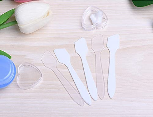 Reusable Mini Make-up Spatulas, 100 Pieces in Pink