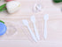Reusable Mini Make-up Spatulas, 100 Pieces in Pink