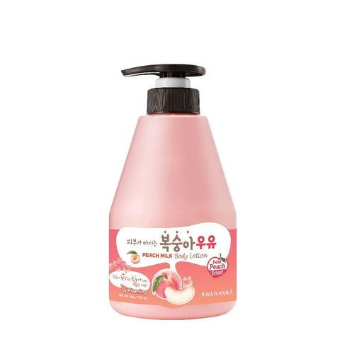 WELCOS KWAILNARA Milk Body Lotion 560 g / 19.75 oz (Peach Milk)