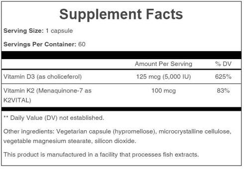 Youtheory K2D3 Capsules