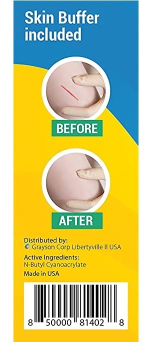 HelsRx Liquid Bandage Glue - Invisible Skin Repair Gel for Severe Dry Cracked Heels, Feet, Fingers, Scrapes