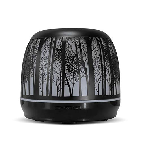 Serenity 500ml 3d 7 Essential Oil Diffuser Tree Colorful Iron LED light Advanced Cool Mist Humidifier Best Rated