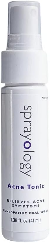 Acne Tonic - Homeopathic Acne Spray, All-Natural, Help Reduce The Appearance of Acne, Gluten-Free, Lactose Free, 30 Day