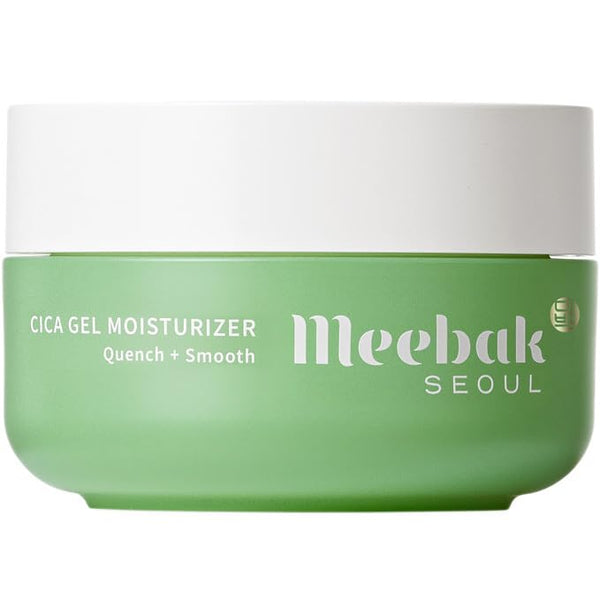 Meebak Korean Cica Gel Face Moisturizer, Vegan Collagen & Hyaluronic Acid, 1.69 fl oz