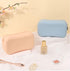 Silicone Makeup Bag, Small Travel Cosmetic Pouch with Zipper, Ample Storage Organizer for Essentials