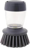 Dishwashing Brush with Soap Dispenser - Multi Functional Press Type Kitchen Detergent Brush for Dishwashers and Pans