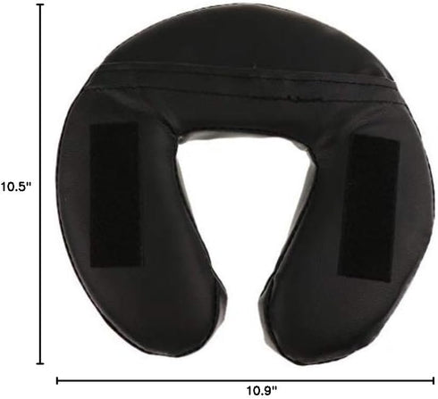 Duiaynke Foam Face Down Cradle Cushion Pillow for Massage Acupuncture Table BedNursing Tool Accessories - Black