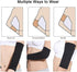 BeeSpring 2 Pair Arm Slimming Shaper Wrap - Compression Sleeve for Women, Tone up Arm Shaping (Beige + Black)