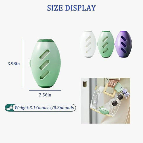 Reusable Lint Rollers for Pet Hair, Washable Lint Remover for Clothes, Portable Super Sticky Lint Roller Ball, Green