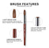 KADS Kolinsky Sable Acrylic Nail Art Brush - Red Wood Pen for Nail Art Manicure Tool (18#)