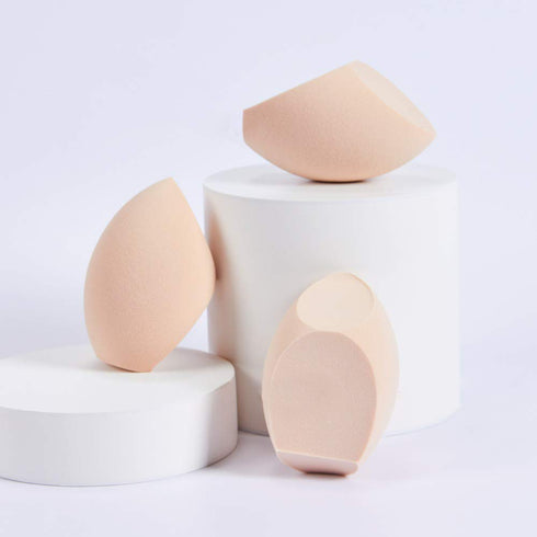 Makeup Sponge Blender & Holder, BIG & SOFT Beauty Blender Puff Set, Applicator Blending Blenders & Sponge Holder