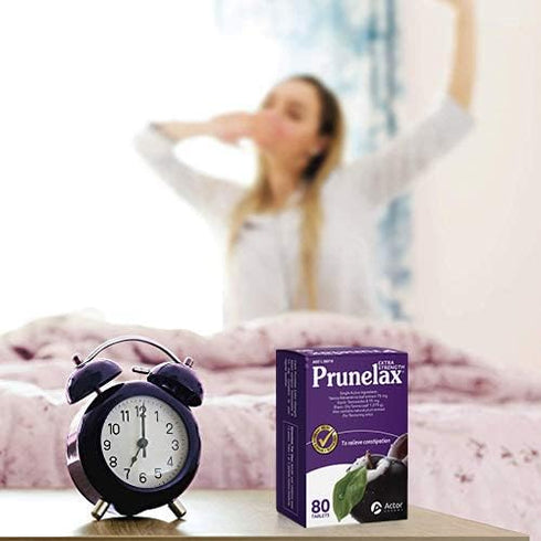 Prunelax Tablets - Extra Strength Natural Laxative Supplement with High Strength Senna for Constipation Relief