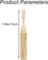 HUAZEXINX Folding Travel Toothbrush Bamboo Toothbrushes Case Holder Kit Portable Soft Bristle Travel Size Toothbrush
