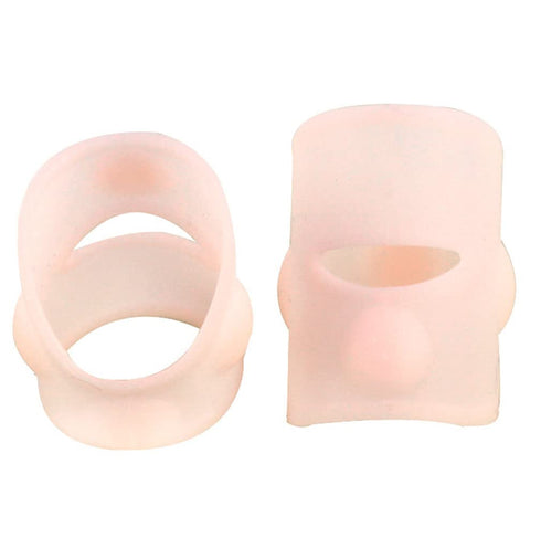 Ingrown Toenail Corrector Sleeves, 4 Pairs Elastic Silicone Correction Tool for Thick Paronychia Treatment, Big Toe