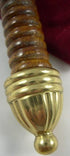 Solid Brass Magnifying Glass w/Wood Handle & Felt Bag by UD
