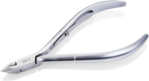 Nghia Professional Stainless Steel Cuticle Nippers C-05 (D-04), Jaw 14 Cuticle Cutter Trimmer Manicure Tool (1 PCS)