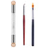 WOKOTO 3Pcs Nail Gradient Brushes Kit with Double Head Sponge Pens for Gel Nails - 3 Ombre Brushes