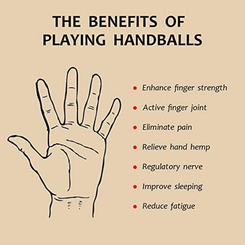 BRABUD 1.4'' Chinese Exercise Baoding Balls - Dark Grey Marble Health Stress Relief with No Chimes BS021