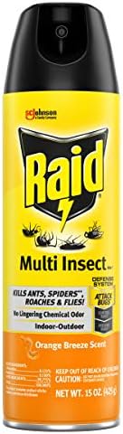 Raid Multi Insect Killer, Orange Breeze 15 Ounce (Pack of 1)