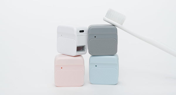 1 Pack White Portable Toothbrush Purifier - Compact and Lightweight Toothbrush Sterilizer for Daily Use