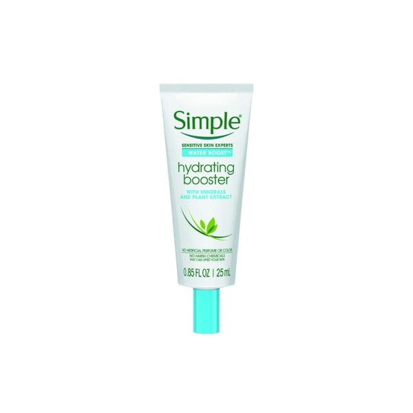 Simple Water Boost Hydrating Booster for Dry Sensitive Skin, 0.85 fl oz (Pack of 2)