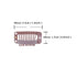YANTAISIYU 24 pcs/lot 32mm 9-teeth Metal Hair Clip with Rubber Snap Clips for Hairpiece Wig Accessories (Light Brown)
