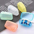 5 pcs multicolor Travel Toothbrush Head Covers Cap,Toothbrush Case Protective Portable Plastic Clip for Manual Toothbrush, Household Travel, Camping, Bathroom Toothbrushes and Accessories