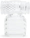 Lovehoney Clear Deluxe Wand Attachment - Soft Plastic - Multi Textured &