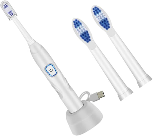 Set Electric Toothbrush for Kids with USB Charging and Timer