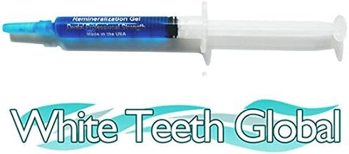 White Teeth Global 35% Teeth Whitening Kit Tooth Bleaching Gel with Trays, remin and LED Accelerator Light