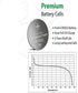 ECR2032 3V Lithium Coin Cell Battery CR2032, 100 Pack