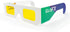 GloFX Color Therapy Paper Glasses - 5 Pack for Chakra & Chromotherapy Light Therapy