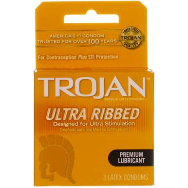 Trojans UltraRibb Stimulating Pleasure for Enhanced Wellness