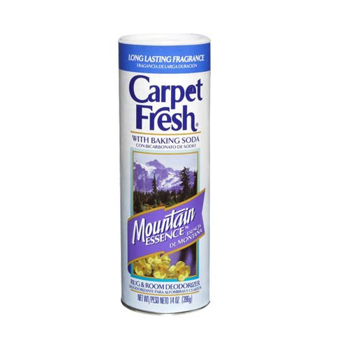 Carpet Fresh Rug and Room Deodorizer, Mountain Essence Fragrance, 14 OZ with Baking Soda