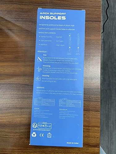 PCSsole Plantar Fasciitis Insoles for Men Women, Heavy Duty High Arch Support Inserts for Flat Feet Pain Relief