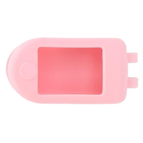 1Pc Pink Pulse Oximeter Fingertip Case - ANGGREK Compact Portable Protective Cover for Health Monitors
