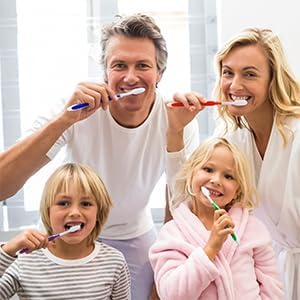 200 pcs Bulk Toothbrushes, Individually Wrapped, Colorful Manual Disposable Travel Toothbrush for Adults and Kids