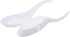 Kingrol 200 Disposable Plastic Appetizer Spoons for Desserts, Soups, Sushi, Dipping Sauces - White