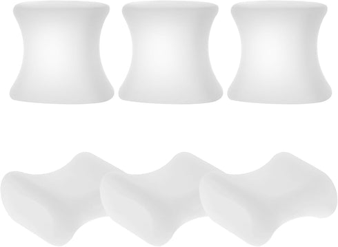 12Pcs Gel Toe Separators, Soft Toe Spacers, Bunion Corrector Pads for Men and Women, Pain Relief