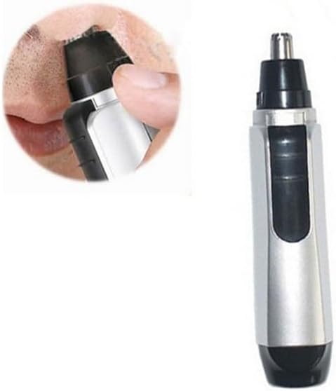 Unisex Waterproof Nose and Ear Hair Trimmer, Electric Rotary Blade System for Quick and Painless Grooming