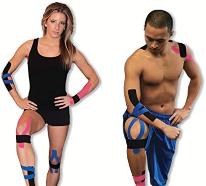 Pro-Tec Athletics Kinesiology Tape for Muscle Tightness Relief, Soft Tissue Injuries, Recovery & Prevention