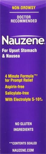 Nauzene Upset Stomach & Nausea Chewable Tablets - Wild Cherry Flavor, 42 Count