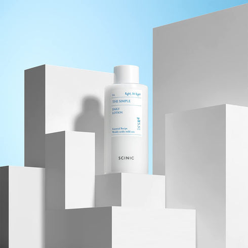 SCINIC The Simple Daily Lotion, 8.79 fl oz - Vegan Face Lotion for Sensitive Skin with Madecassoside & Aloe Vera