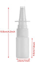 20ML White Empty Plastic Nasal Spray Bottles - Refillable Pump Sprayer for Saline Water Wash Applications, Pack of 5